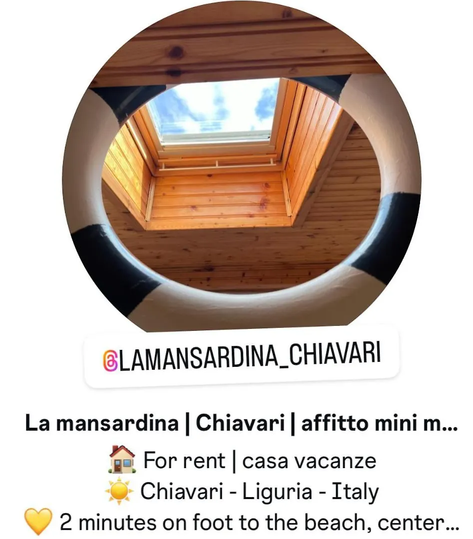 La Mansardina - Vicino Al Mare, Stazione E 5 Terre Apartment Chiavari